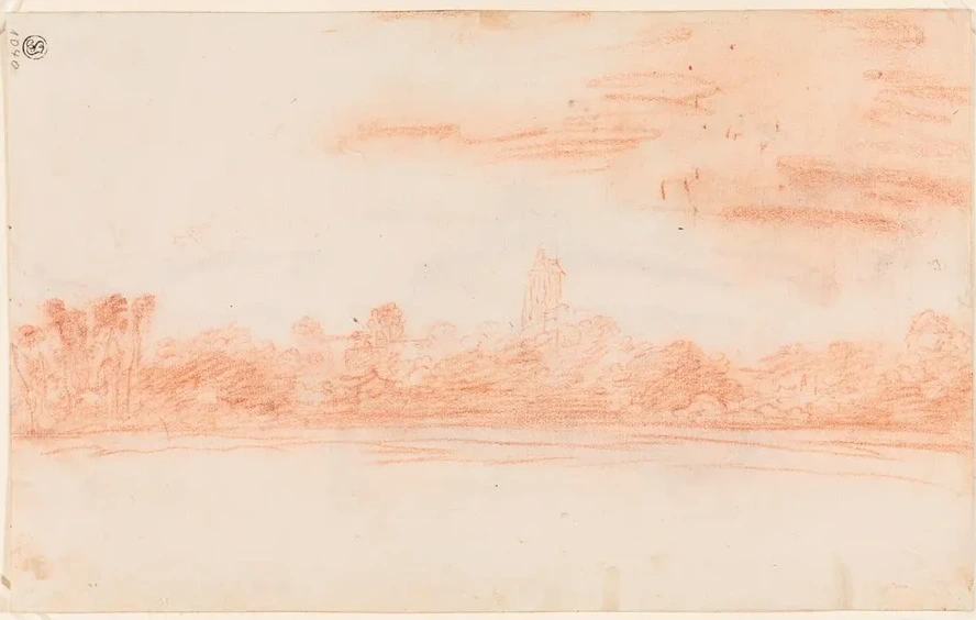 Landscape with Church Tower
