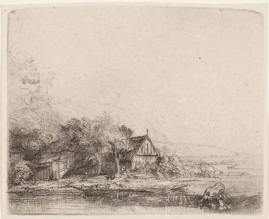 Landscape with Cow