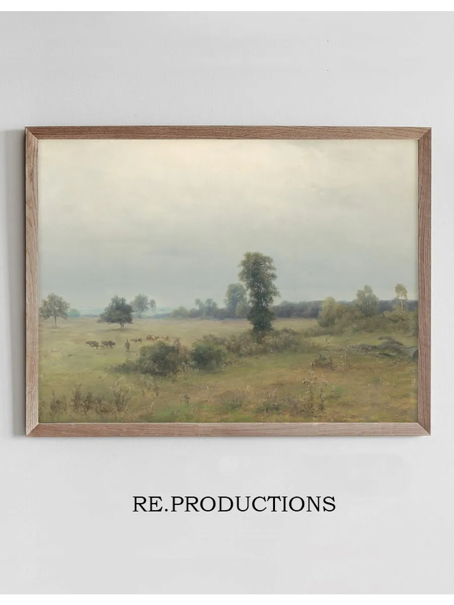 Landscape with Grazing Cows