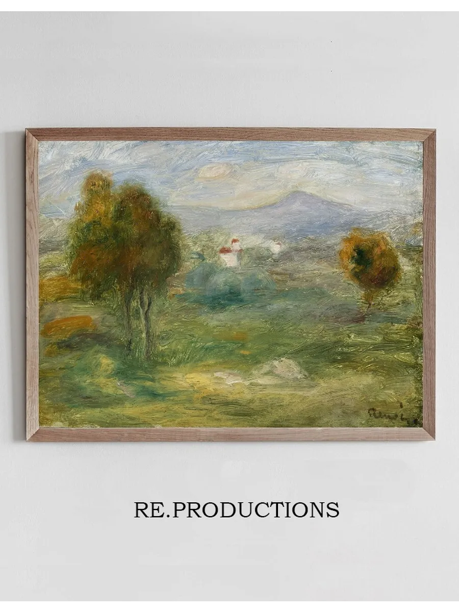 Landscape with Houses in Cagnes - Sur - Mer