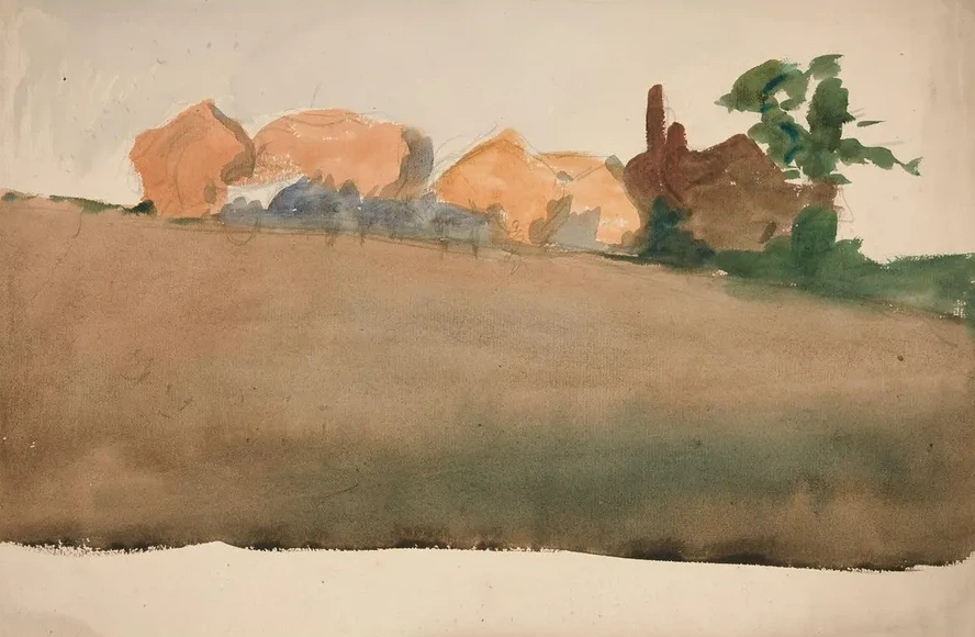 Landscape with Houses Indistance