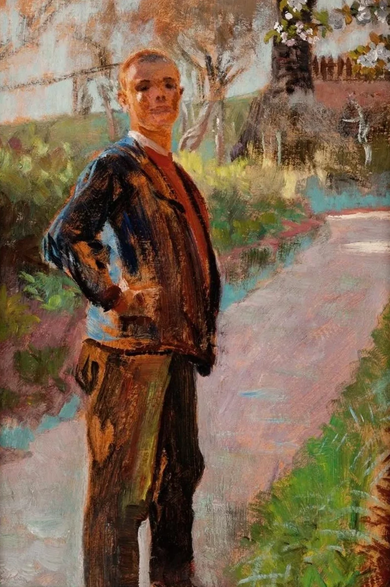 Landscape with the Artist's Son on a Path