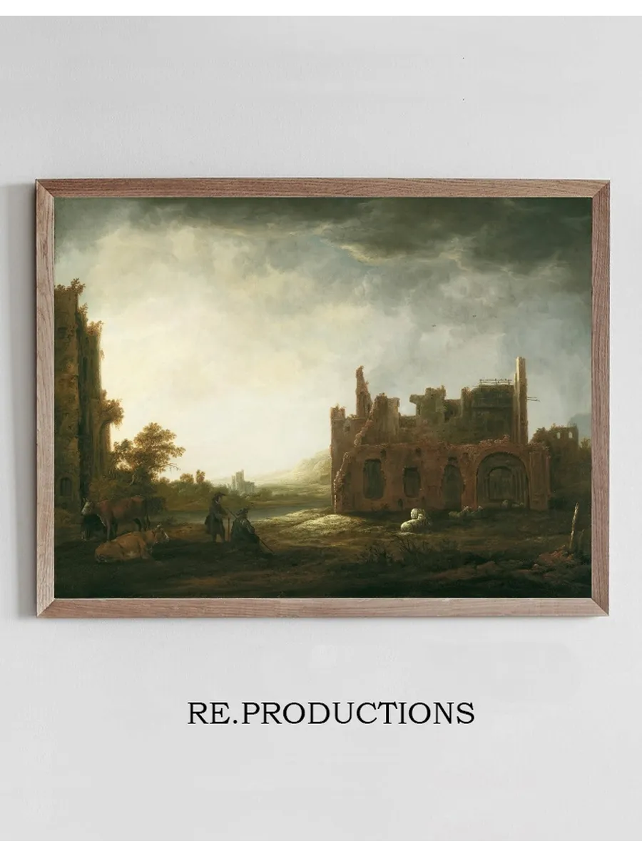 Landscape with the Ruins of Rijnsburg Abbey