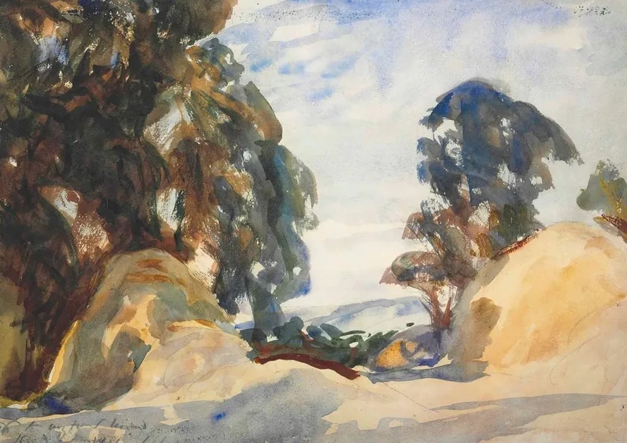 Landscape with Trees