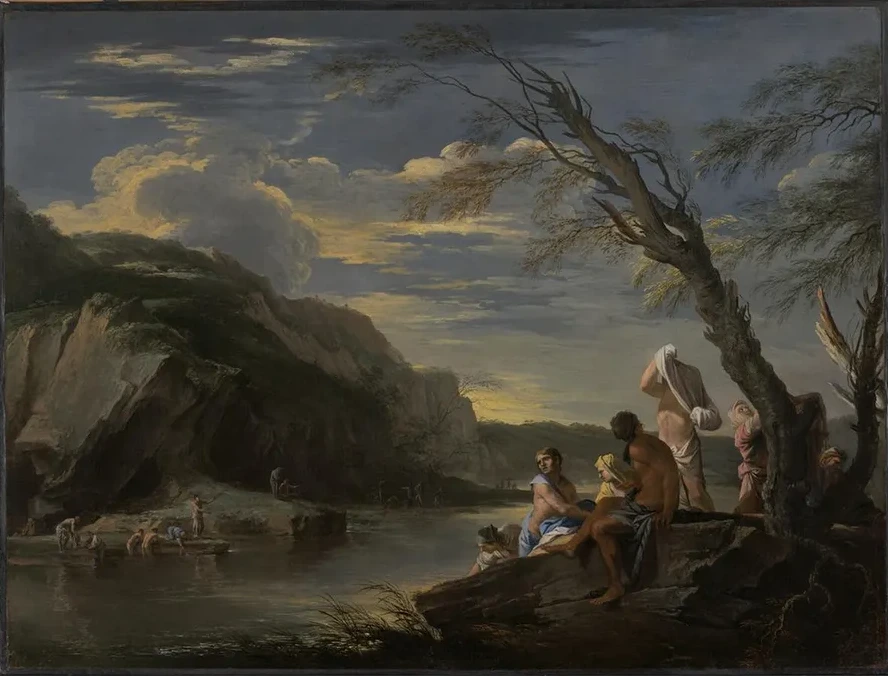 Landscape Withbathers