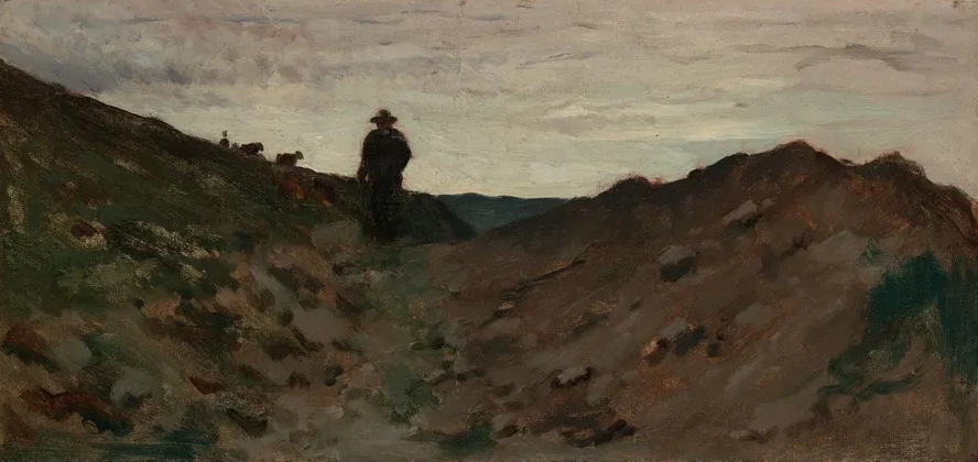 Landscape Withfigure
