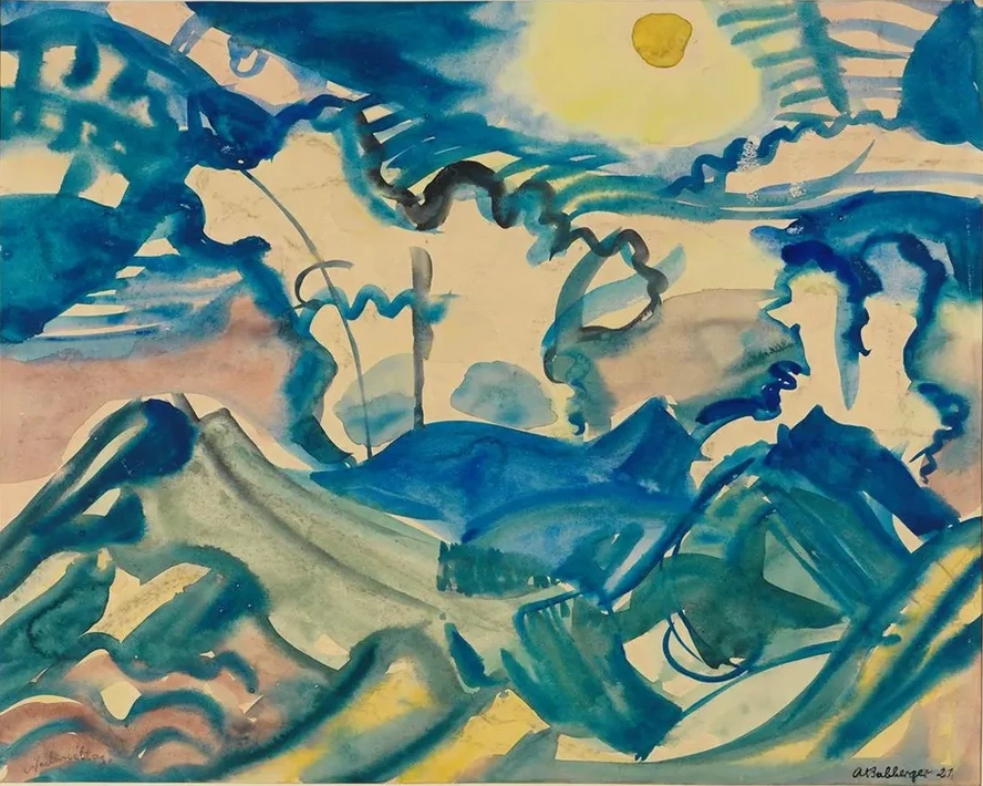Landschaft Am Klausenpass (nachmittag)