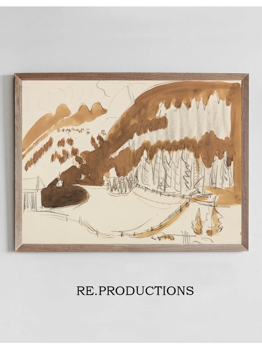 Landschaft Bei Davos (berglandschaft IM Winter, Bewaldete Berglandschaft)