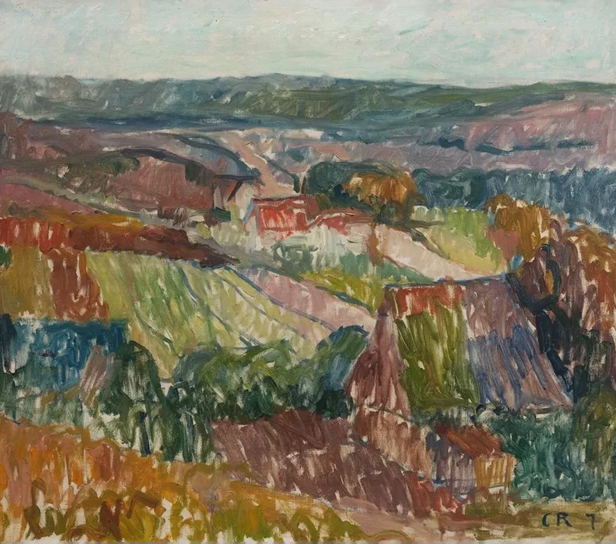 Landschaft Bei Hetschburg