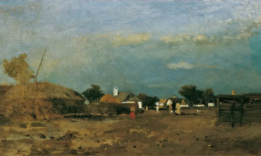 Landschaft in Der Puszta Szolnok