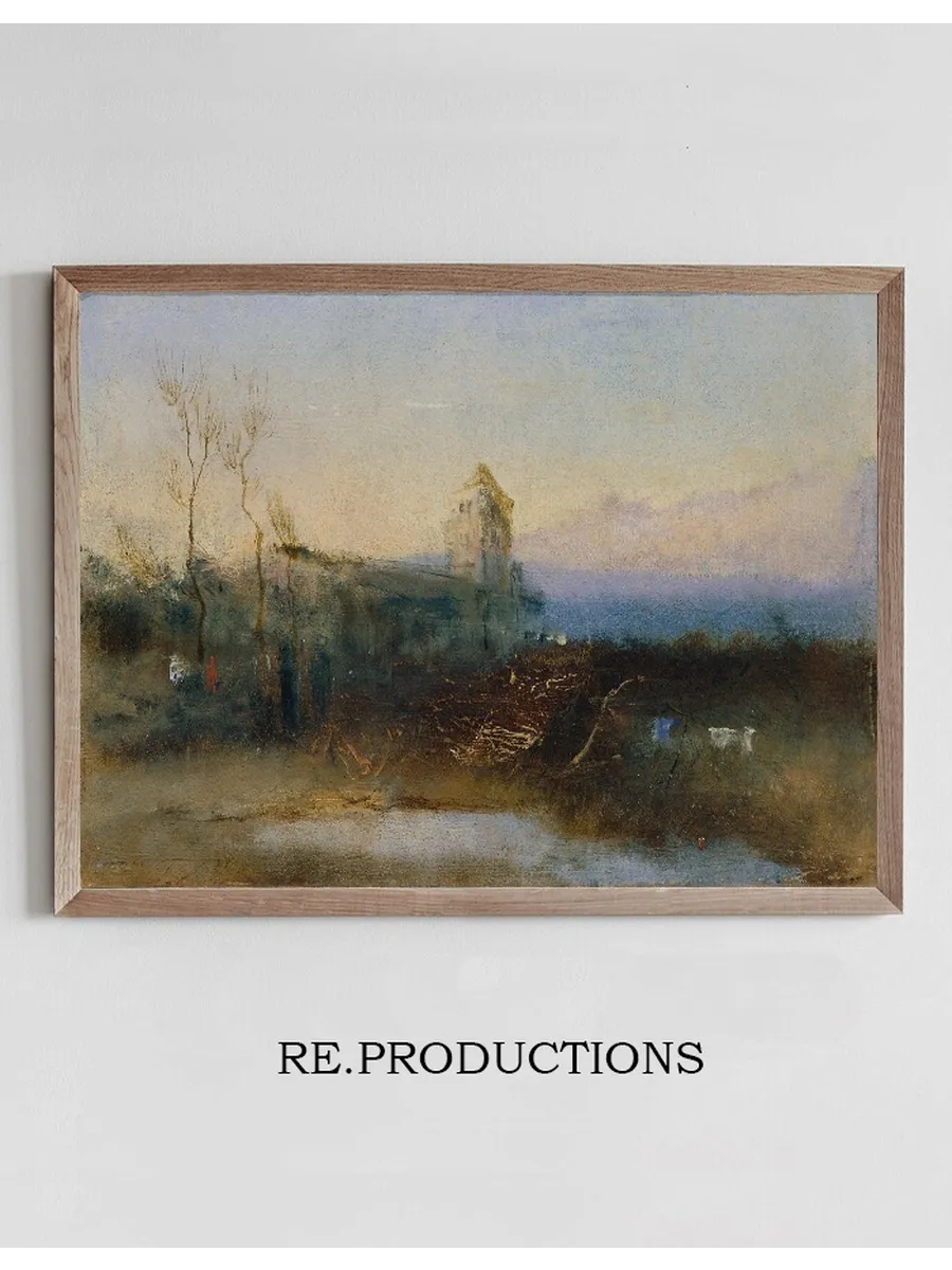 Landschaft Mit Burg