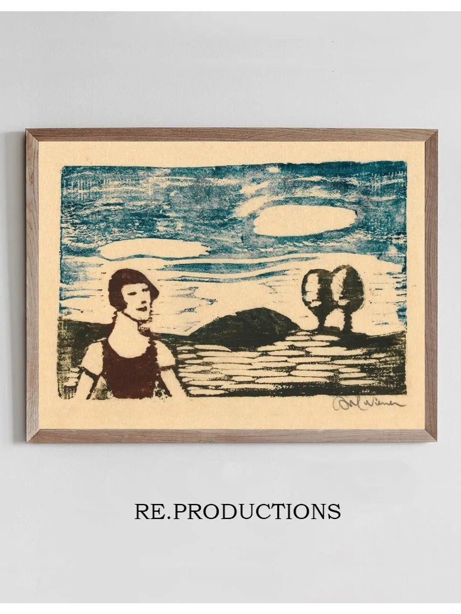 Landschaft Mit Frau