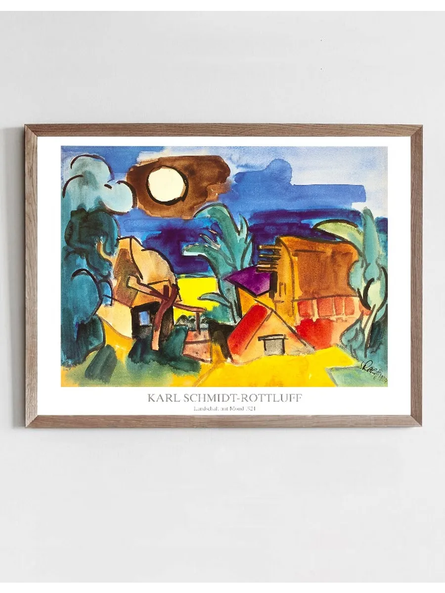 Landschaft Mit Mond 1924
