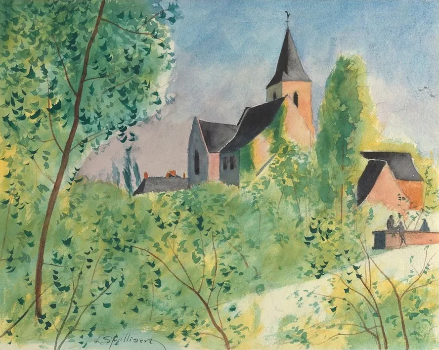 Landschap Voor Au Temps Que Nanette Tait Perdue