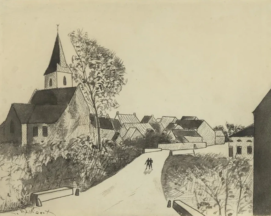 Landschap Voor Au Temps Que Nanette Tait Perdue
