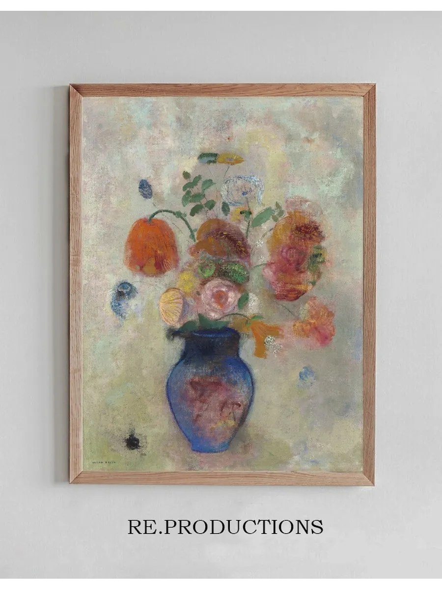 Large Vase with Flowers