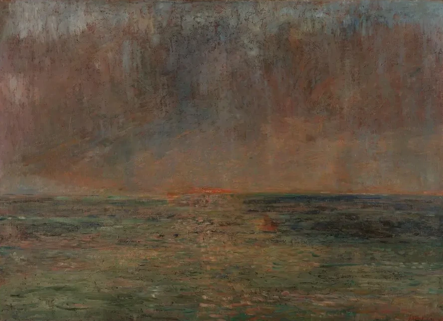Large Seascape Sunset