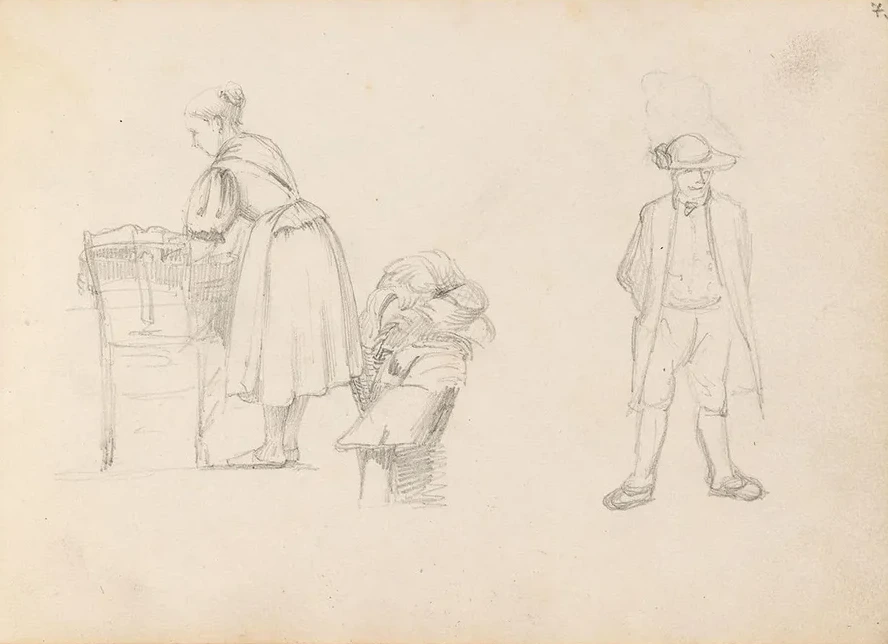 Laundry Standing Human Figure