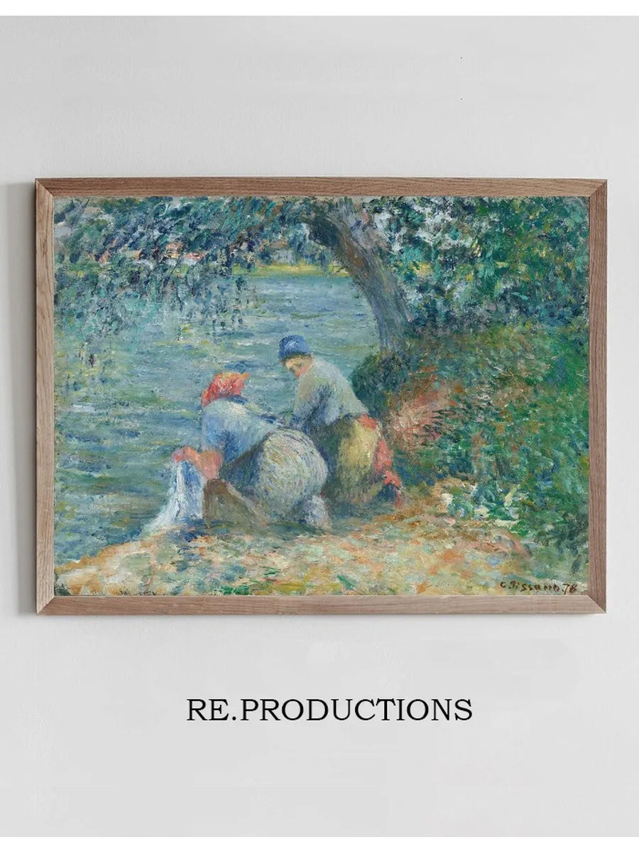 Laveuses Au Bord de L Eau, Pontoise