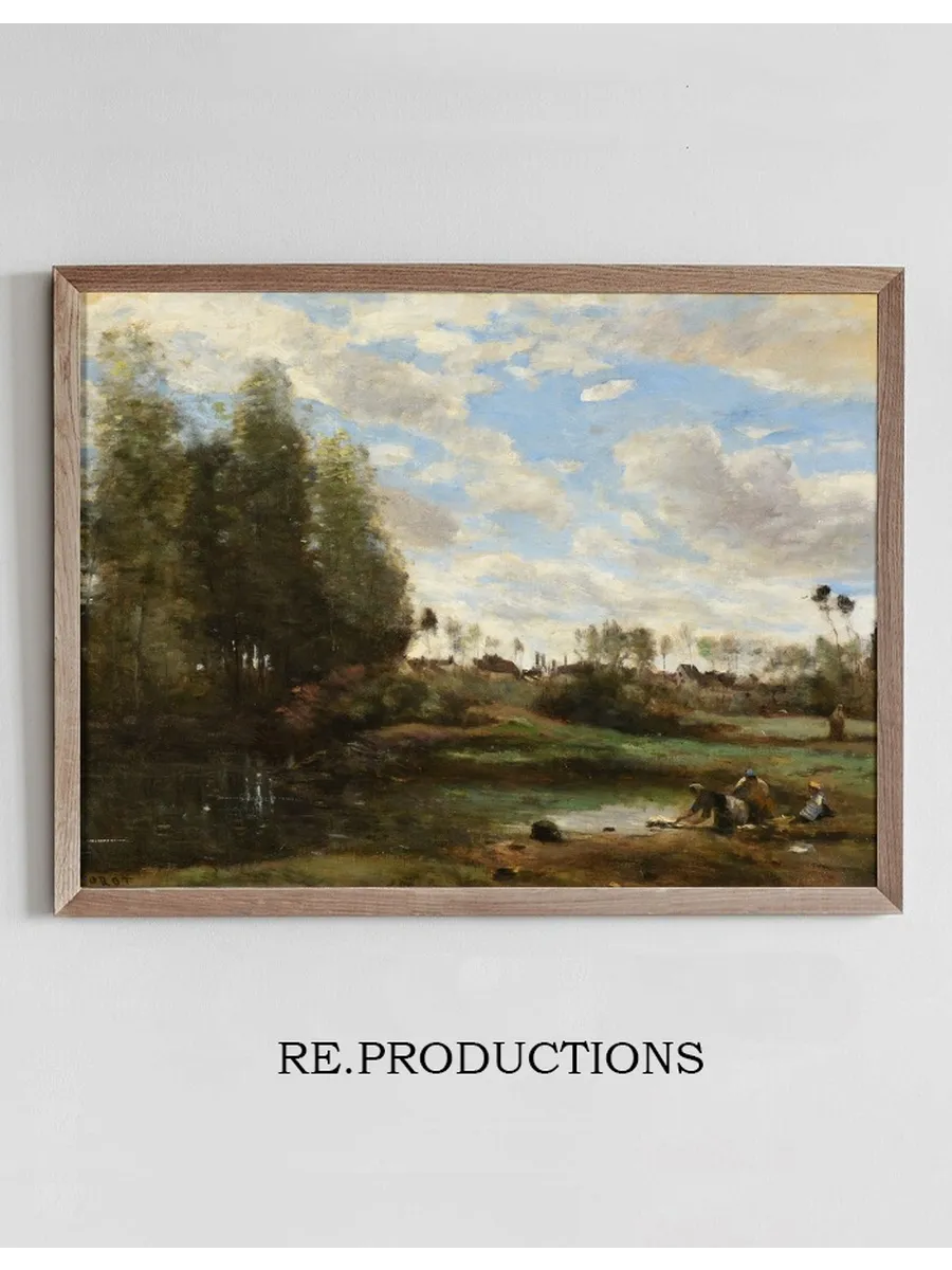 Laveuses Au Bord de L Eau
