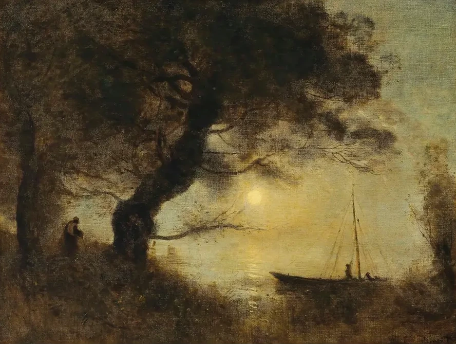 Le Bateau Au Claire De Lune