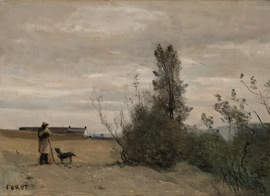 Le Berger Avec le Chien Rover