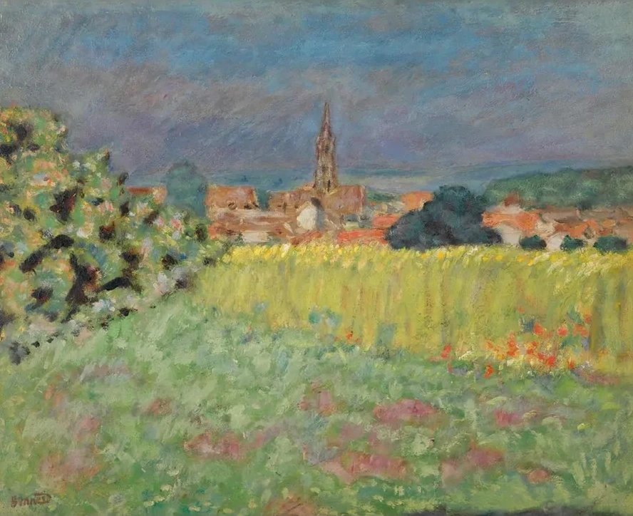 Le Champ De Bl Devant L glise