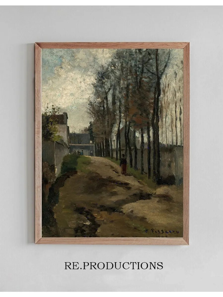 Le Chemin, Paysage Hivernal