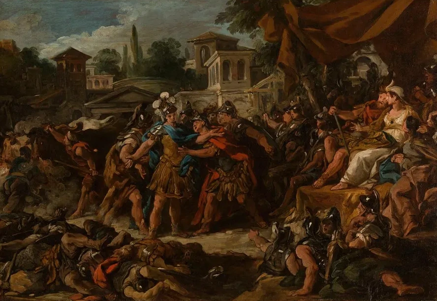 Le Combat Des Soldats N's Des Dents du Serpent