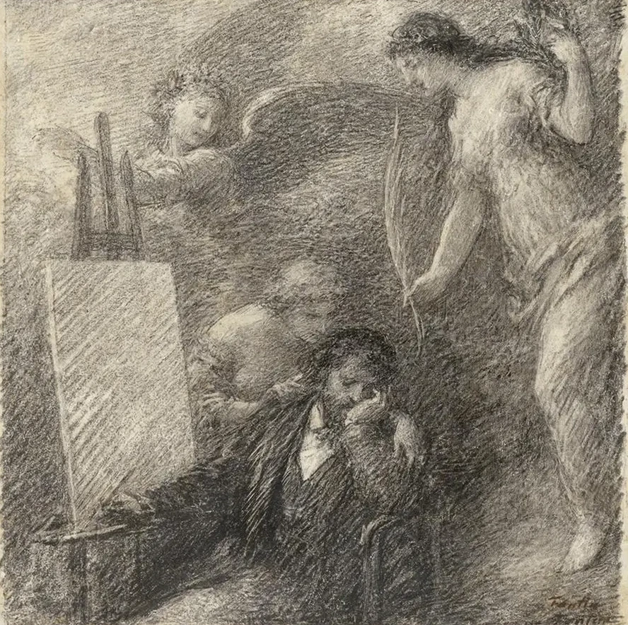 Le D Couragement de L Artiste (the Discouraged Artist)