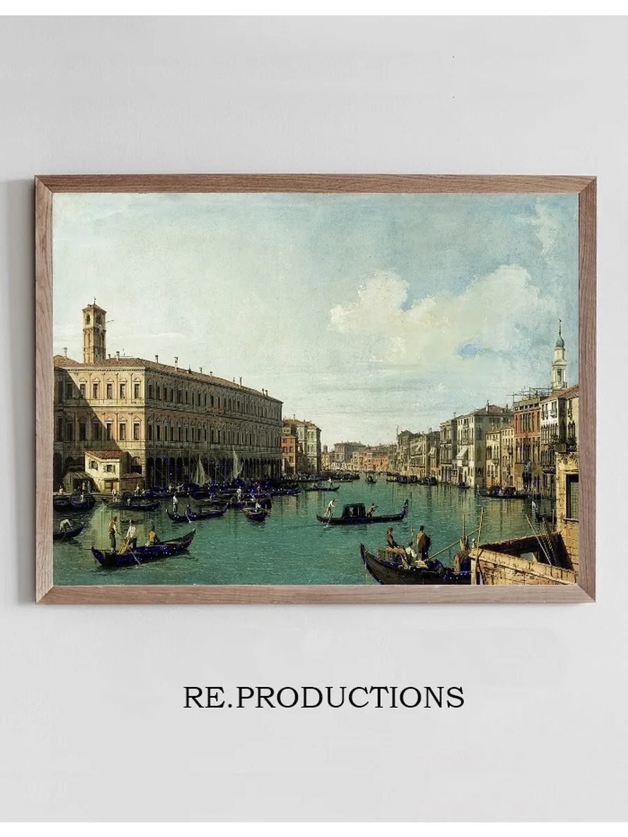 Le Grand Canal, vu du pont du Rialto