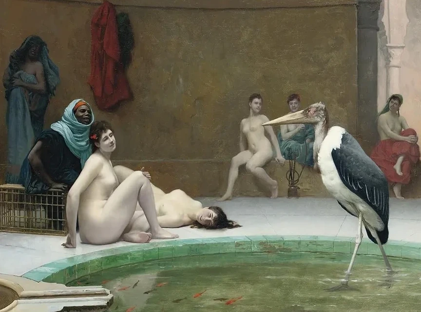 Le Marabout in the Harem Bath