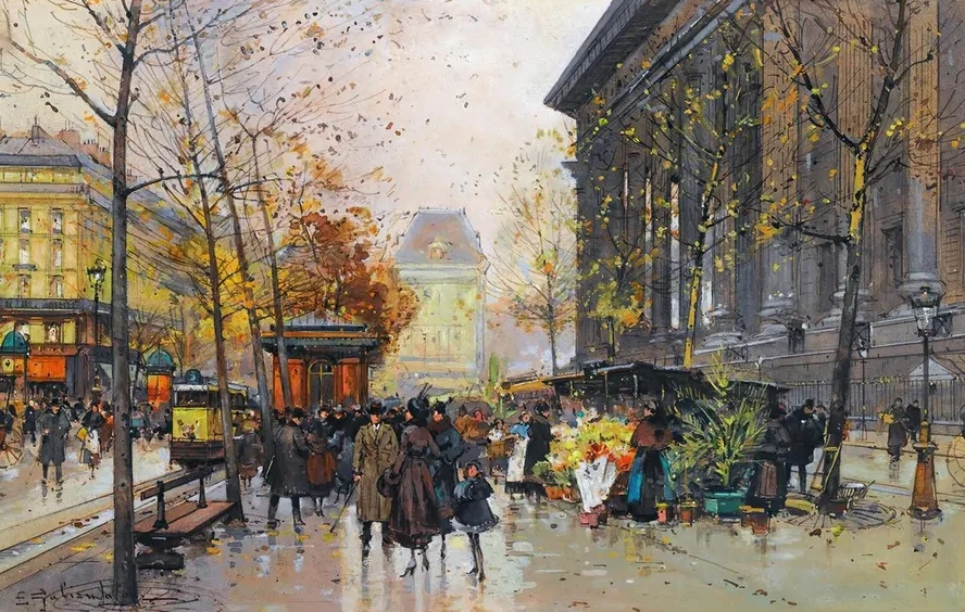 Le March Aux Fleurs, La Madeleine