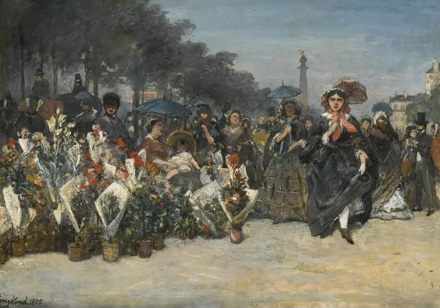 Le March aux fleurs, Boulevard Richard Lenoir, Paris