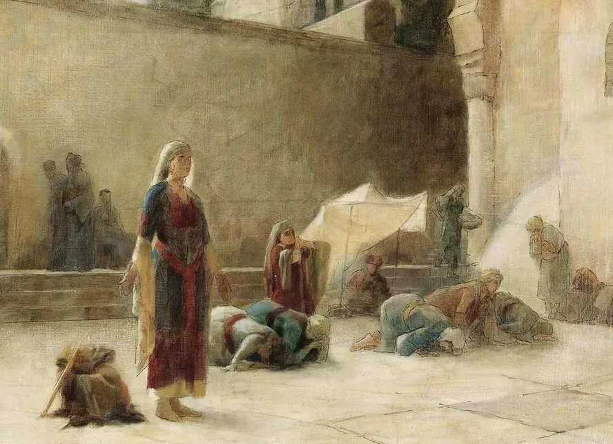 Le Parvis Du Saint Sepulcrea Jerusalem
