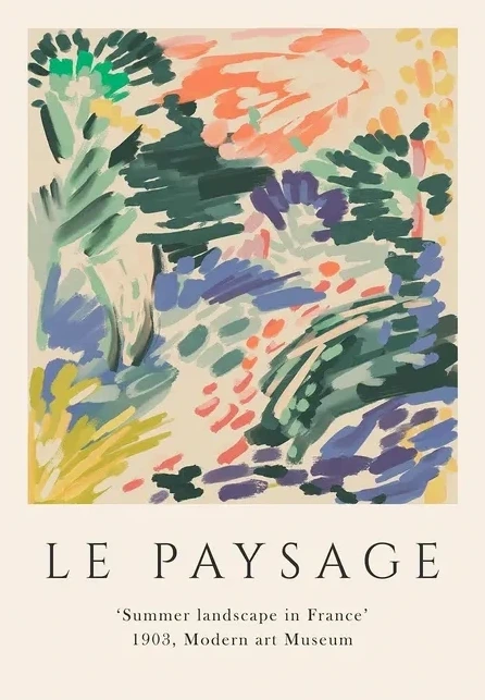 Le Paysage - Exhibition art