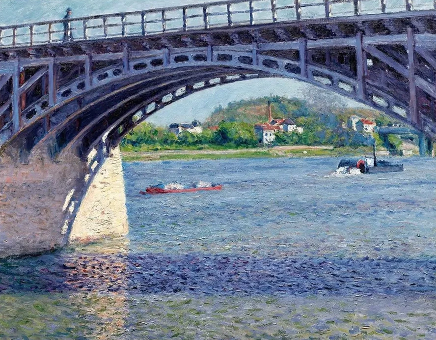 Le Pont D argenteuil Et La Seine