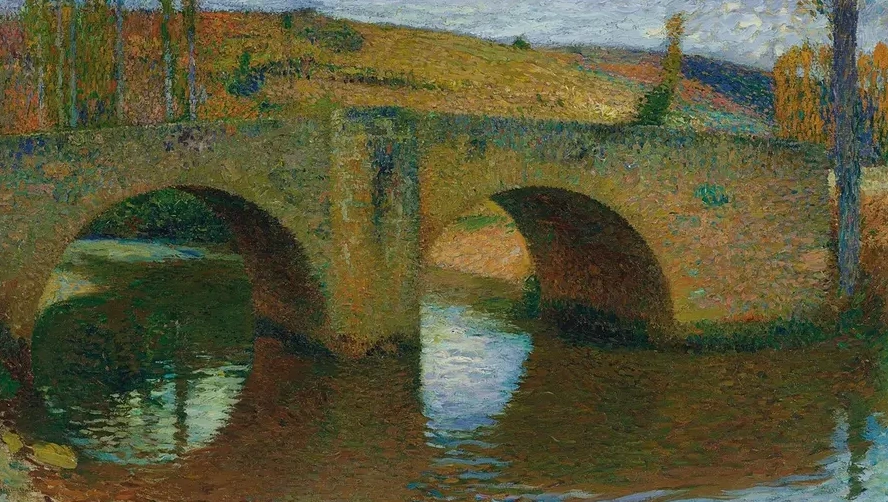 Le Pont de Labastide du Vert (un Jour de Printemps, Ciel Couvert)
