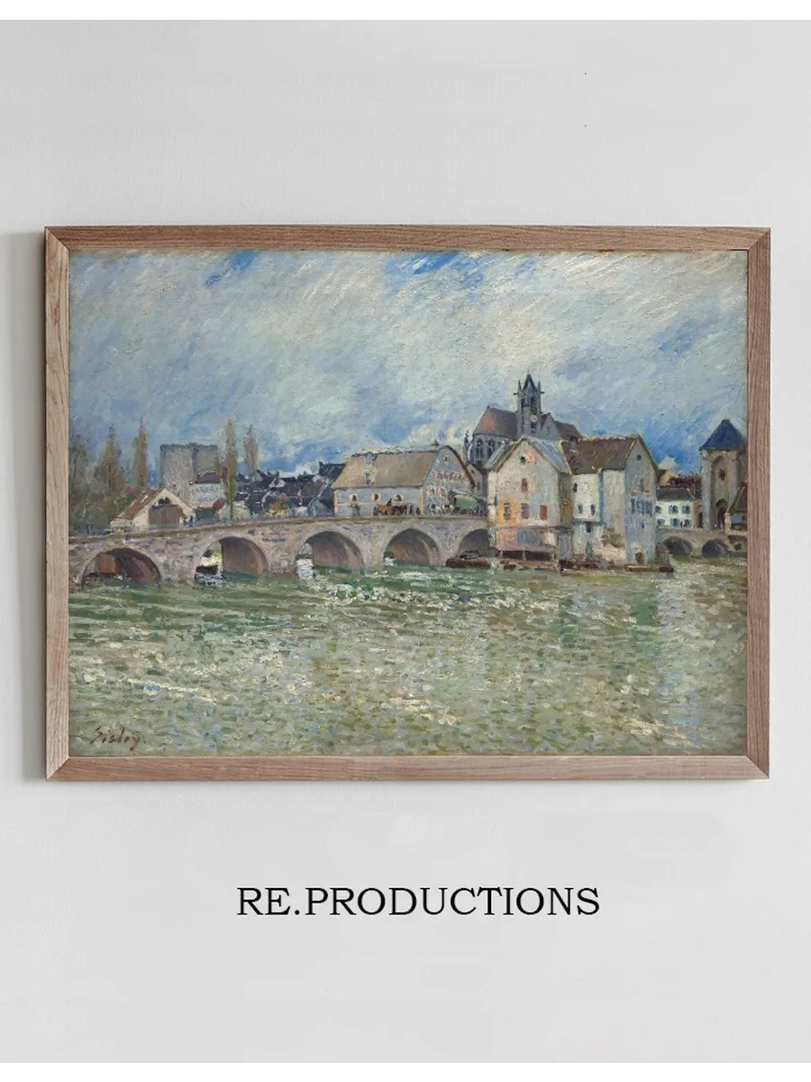 Le Pont de Moret - Sur - Loing, Temps de Crue