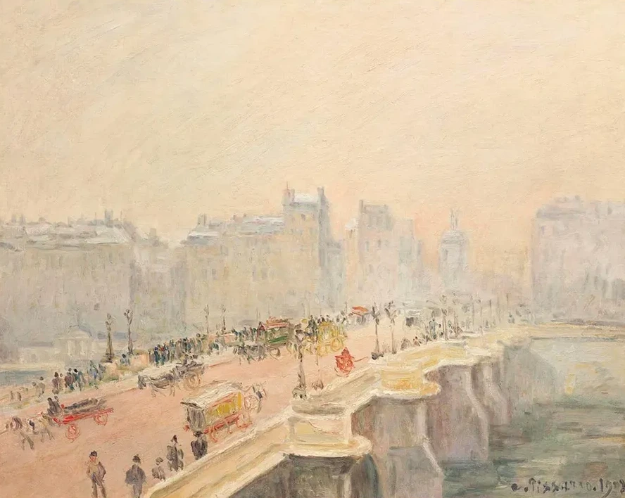 Le Pont - Neuf, Effet de Neige et Brouillard