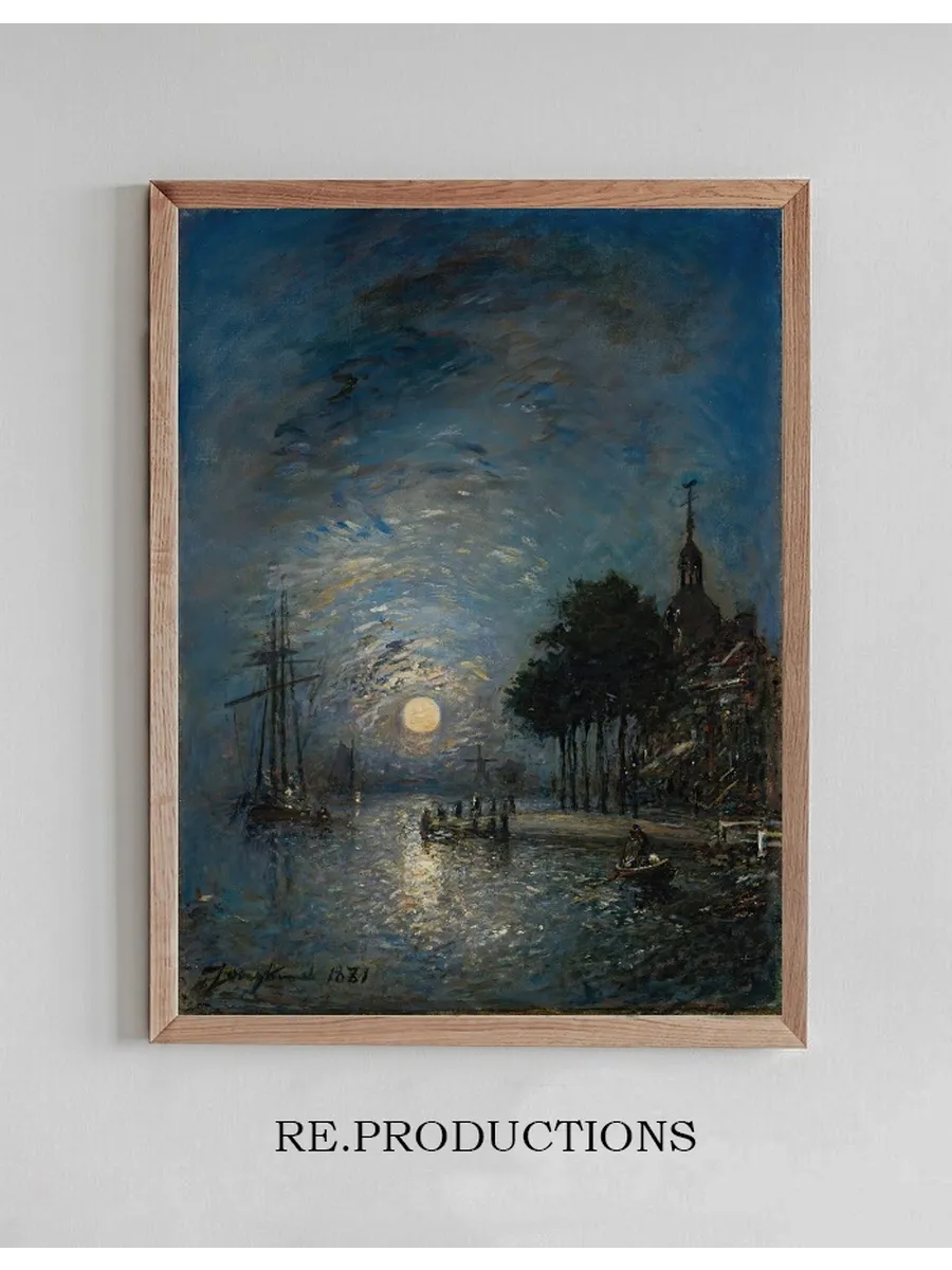 Le Port De Dordrecht Au Cr puscule