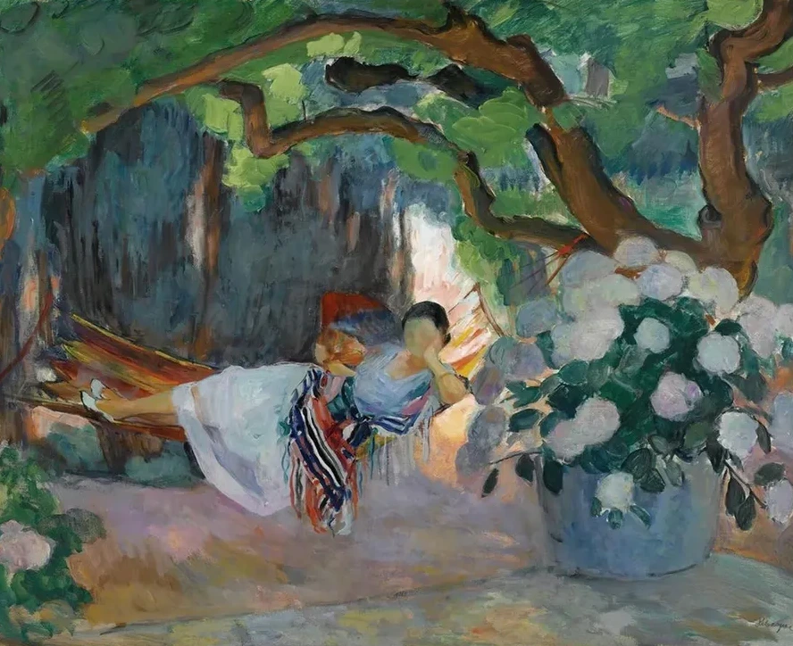 Le Pradet, Jeune Femme Au Hamac (Nono)