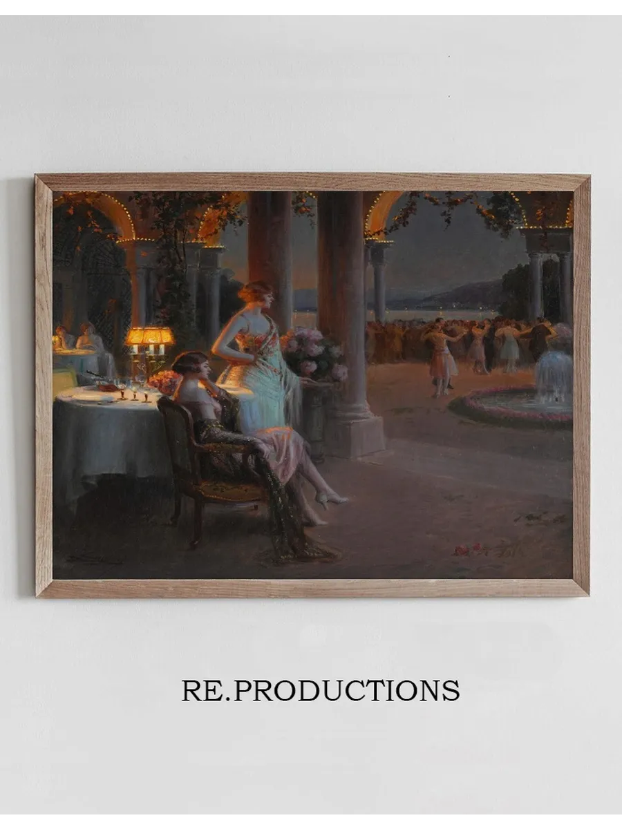 Le Soir Sur la Terasse
