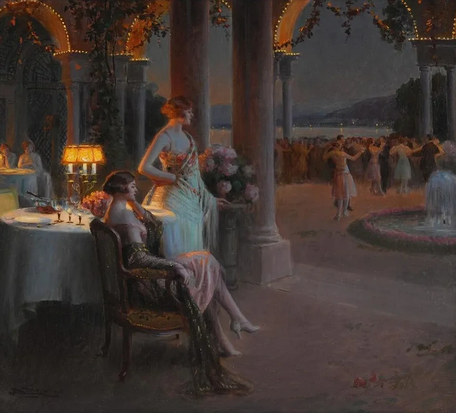 Le Soir Sur la Terasse