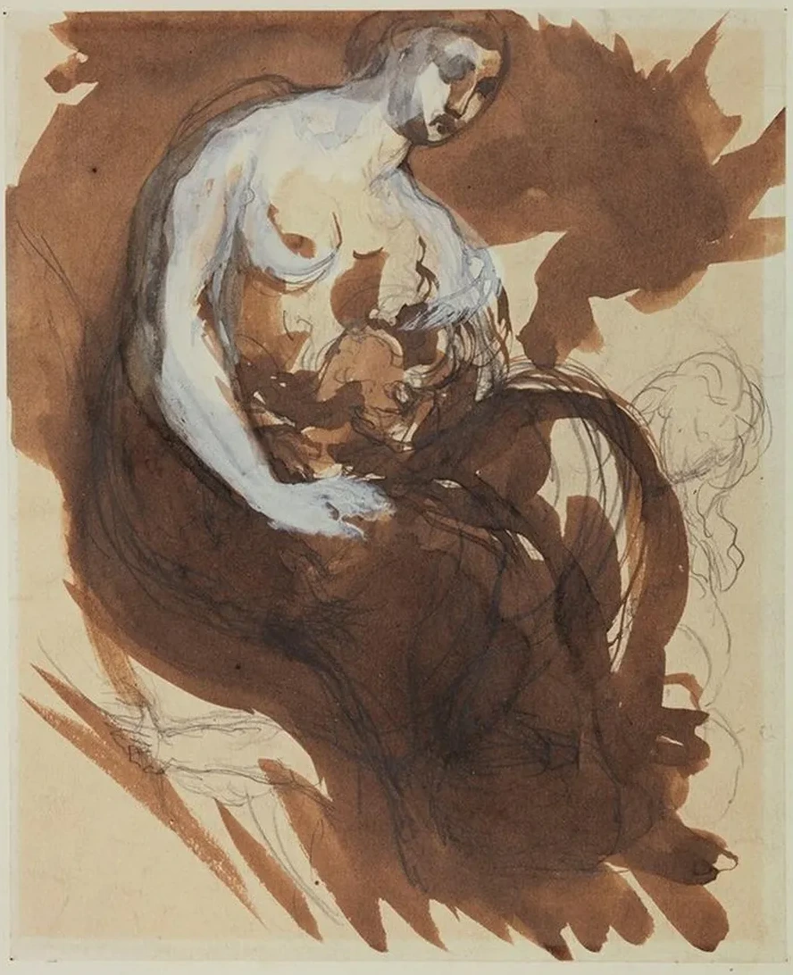 Le Sommeil, Femme assise