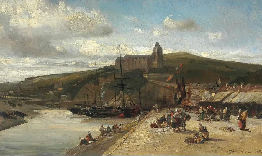 Le Tr port, Le Matin, Normandie