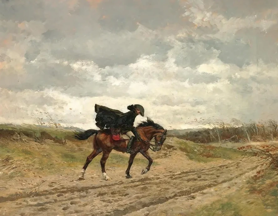 Le Voyageur (Le Marechal Ney A Cheval Luttant Contre Le Vent)
