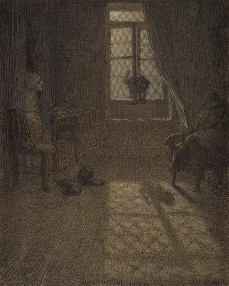 Le chat or The Cat at the Window