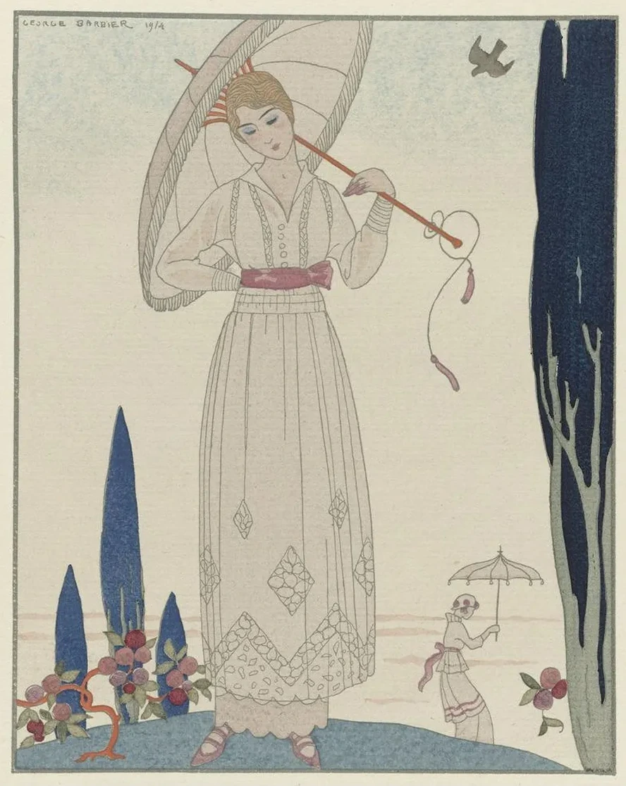 Le Cypr's et la Rose Robe D T de Doeuillet