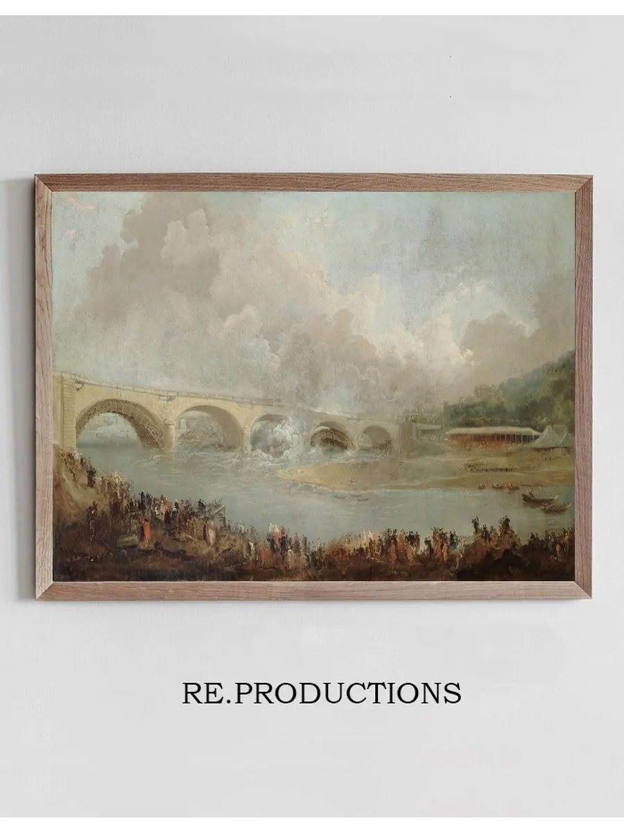 Le D Cintrement du Pont de Neuilly, le 22 Septembre 1772